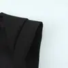 Comércio Transfronteiriço 2025 Atacado de Comércio Exterior Estilo Europeu e Americano Roupas Femininas Nova Moda Joias Macacão Curto Decorado com Botões