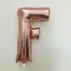 Globos de Letras de 32 pulgadas en Dorado, Plateado, Oro Rosa, Alfabeto Inglés A-Z Globo de Papel de Aluminio Decoración, Venta al por Mayor de Globos Transfronteriza