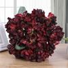 Hortensia seca y quemada de flores simuladas, decoración sencilla de restaurante europeo para el hogar, flores falsas, escenarios de bodas, accesorios de fotografía de flores.