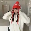 Nuevo Gorro de Punto de Estilo Coreano Atmosférico para Otoño e Invierno para Mujer, Cálido Gorro Lei Feng Protector de Orejas, Versátil Gorro de Lana Adelgazante