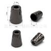 Furo 12X9 7/3.8mm Cônico Metal Corrugado Sino Pendurado Fivela de Corda Fivela de Cauda de Corda Reta Botão Liga de Zinco