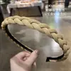 Diadema con Diseño de Corona Alta para Hacer que el Rostro Parezca Más Pequeño, Lujo Ligero, Antideslizante, Tejido, Patrón de Cuadros y Lunares, Sensación de Alta Gama para Adultos y Mujeres Jóvenes