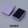 Caja de Joyería con Tapa y Base de Color Sólido para Pendientes, Clip de Oreja, Colgante de Oreja y Pendientes con Acabado de Alta Gama, Caja de Joyería para Pendientes, Al por Mayor en Stock