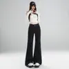 Jeans naranjas jóvenes # De color liso, de cintura alta, ligeramente acampanados para mujer, que ofrecen un corte ajustado, una silueta favorecedora y un look elegante y versátil