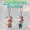 Zootopia Mercadoria Judy Nick Raposa Nick Chaveiro de Acrílico para Mochila Presente de Casal Pingente