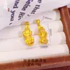 Colgante de Moneda Pixiu Atrae Dinero de Latón Chapado en Oro, Color Duradero, Colgante Sólido Retro de Lujo Ligero, Cadena para Suéter para Hombres y Mujeres