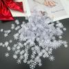Natal Não Tecido Floco de Neve Branco Floco de Neve Falso Decoração Árvore de Natal DIY Feito à Mão Acessórios de Natal Feltro Flocos de Neve
