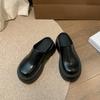 Zapatillas Casuales de Suela Gruesa para Mujer, Color Negro, Antideslizantes, Estilo Celebridad de Internet, para Verano, Uso Exterior, Novedad 2025, Chanclas de Playa con Puntera