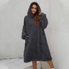 Sudadera con capucha de forro polar doble cara cómoda y holgada de Amazon para otoño e invierno, manta gruesa para llevar, ropa cálida nueva para el hogar