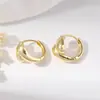 Pendientes Dorado Glow Venta Caliente Transfronteriza Amazon Nuevo Todo Cobre Hipoalergénicos Accesorios Diarios Pendientes Distintivos Japoneses y Coreanos