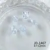 Acessórios de Diamante Flor de Gelo Triturado Cor de Ovo de Pombo, Cor Sólida Estilo Ins Textura de Alta Qualidade DIY Nail Art Acessórios de Diamante de Vidro Cristal