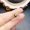 Venta al por mayor de fábrica Popular Anillo de Zafiro Starlight Natural Plata S925 Incrustado Piedra Principal 5*7 Fábrica de Joyería Venta Directa