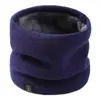 Bufanda Gruesa de Forro Polar para Ciclismo al Aire Libre, Doble Capa, Cortavientos, para Cuello, Unisex, Cubrecuellos Cálido para Otoño e Invierno, Capucha Multifuncional