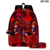 Novo Produto Transfronteiriço 2025 Conjunto de Duas Peças Mochila Forsaken Gubby, Estojo e Lancheira com Estampa