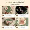 Caja de Empaque para Pulsera Floral Naranja Ámbar Caja de Empaque para Collar Caja tipo Cajón Caja de Empaque para Anillo Pendiente Pulsera Joyería