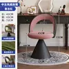 Banqueta de Maquiagem Estilo Italiano de Luxo Leve para Quarto de Menina, Banqueta de Penteadeira, Cadeira de Penteadeira, Cadeira de Manicure com Encosto, Cadeira de Maquiagem Giratória