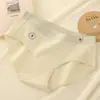 Calcinhas Femininas 7A de Algodão Puro Estendidas Sem Costura, Algodão Total Estilo Japonês Antibacterianas, Levanta Bumbum, Confortáveis, Respiráveis