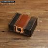 Caja de Almacenamiento de Madera Vintage Caja para Reloj y Correa Caja para Regalo Caja para Atrezo de Rodaje de Películas Caja Decorativa para Escaparate