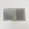 Ventilador de Rejilla de Acero Inoxidable Hierro Aleación de Aluminio Ventilación Pasante Campana Extractora Disipación de Calor Ventilación Placa de Rejilla Perforada a Prueba de Lluvia