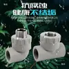 Accesorios de tubería PPR de alta calidad 4/20 6/25 grises, accesorios para suministro de agua, codo de termofusión, rosca interna directa