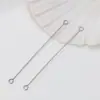 Accesorios para joyería hechos a mano DIY pendientes de 9 pines de doble cabeza material de borla pendientes varilla de conexión colgante venta al por mayor de fábrica mujeres