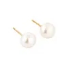 Pendientes de Perla de Plata de Ley 925 Arvaleff Pendientes de Perla Simples Versátiles Pendientes de Perla Clásicos al por Mayor
