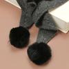 100 Pure Cashmere Mulheres Cashmere Xale Triângulo Tricô Toalha Bola de Cabelo Leve Luxo Transfronteiriço Comércio Exterior Quente Elegante Cachecol