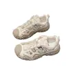Sandalias deportivas lindas y elegantes de suela gruesa, nuevo modelo primavera/verano 2026, diseño hueco transpirable, zapatillas casuales de malla de suela suave versátiles estilo papá
