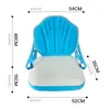 Assento Encosto Inflável Kayak PVC Acolchoado Prancha de Surf Canoa Assento Impermeável Barco de Pesca Ajustável