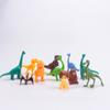 Adornos decorativos de cerámica blanda para tarta de dinosaurio jurásico, Plainosaurus, Diplodocus, Triceratops, Tyrannosaurus Rex, complemento para cumpleaños de niño.