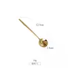 Estilo Portugués 304 Oro Espejo Cubiertos para Comida Occidental Cuchillo y Tenedor para Bistec Tenedor y Cuchara de Postre Cuchara de Café Palillos