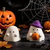 Yeso Aromaterapia Amapola Cuatro Enlaces Versión Q Adorno Fantasma Molde de Silicona Velas de Halloween DIY Molde de Mesa