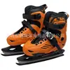 Patinaje de Velocidad de Invierno Patines de Posicionamiento para Adultos Hombres y Mujeres Zapatos de Patinaje Forrados de Felpa Patines Engrosados Patines Cálidos para Principiantes Niños