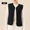Colete de Lã Masculino Outono e Inverno Yu Zhaolin Colete Externo Espesso com Pelúcia Feminino Colete Térmico à Prova de Vento Colete Pão Masculino
