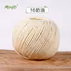 Hilo de Algodón Hueco de 2 mm para Bolsas de Playa Caladas Hechas a Mano con Ganchillo, Material Especial Bola de Hilo Redonda de 2 mm