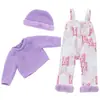 Roupas de Boneca de Pelúcia de Inverno Novas de 18 polegadas para Bonecas American Girl, Roupas e Acessórios de Boneca Estilo Chanel Atacado
