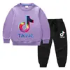 Conjunto de Ropa Infantil Transfronterizo Nuevo Primavera y Otoño 2026: Conjunto de Dos Piezas para Niños: Sudadera y Pantalón Largo, Atuendo de Algodón de Manga Larga de Color Sólido para Bebés