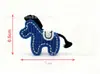 Nuevos Accesorios de Bordado de Ponis Solubles en Agua en Stock para Suéteres de Lana, Fundas de Teléfono, Sobres Rojos, Zapatos, Sombreros, Ropa, Decoración de Calcetines