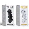 Set de maza con cabeza de hongo y nudo de bestia, cristal transparente negro, set de pene, productos sexuales interesantes para adultos