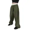 Pantalones Deportivos Tk para Hombre Amazon Europeo y Americano 2025 Cintura con Cordón Pierna Recta Ancha Sueltos Pantalones Deportivos Casuales