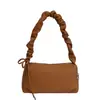 Bolso de Mano Pequeño Cuadrado Plegado Estilo Coreano de Moda Transfronterizo para Mujer, Bolso de Hombro de Color Sólido Nuevo Verano 2026, Bolso Cruzado Versátil