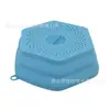 Funil de Farinha Dobrável Transfronteiriço Porta-Armazenamento Tampa Anti-respingo para Micro-ondas Caixa de Armazenamento para Canudos Tampa de Silicone para Garrafa de Leite