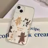 Funda para iPhone 17 Pro Max, Apple 16 Pro, con diseño de gato jugando de la mano, funda de teléfono mate con agujeros grandes para el 17