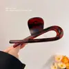 Nuevo Pinza de Garra de Alto Gama Estilo Francés Retro Nicho para Mujer, Pasador Elegante Grande para la Parte Posterior de la Cabeza, Accesorio Simple para el Cabello