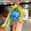 Auténtico Stitch Serie Linda de Cuentas Cadena para Teléfono Móvil Colgante para Bolso Llavero de Muñeco Muñeco Lindo