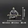Cavaleiro Antigo Li Baixia Casal Pequenos Enfeites Personagem em Miniatura Bacia de Visualização Enfeites Artesanato em Metal Antigo Atacado
