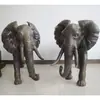 Escultura de Animal Grande Cobre Fundido Elefante Venta Directa de Fábrica Tamaño Opcional