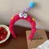 Faixa de cabelo de nuvem, bastão engraçado torcido, limpador facial de olho grande, máscara facial, faixa de cabelo para maquiagem, grampo de cabelo, acessório de cabelo para fotos de festa