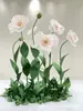 Tienda de flores de papel gigantes a gran escala Meichen decoración de boda accesorios de boda diseño de ventana productos de flores de papel falsas hechas a mano