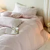 Encaje Romántico Francés Juego de Cuatro Piezas Cepillado 100S Jacquard Algodón Puro Engrosado Sábana Plana Sábana Ajustada Temporada Otoño/Invierno Calidez